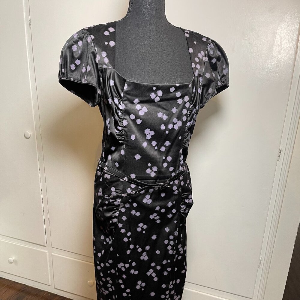 1940's Vintage Inspired Pencil Dress with Belt